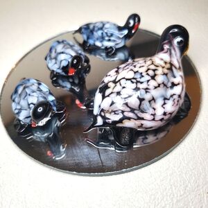 Vintage Tiny Murano Glass Tortoises 1950s/60s